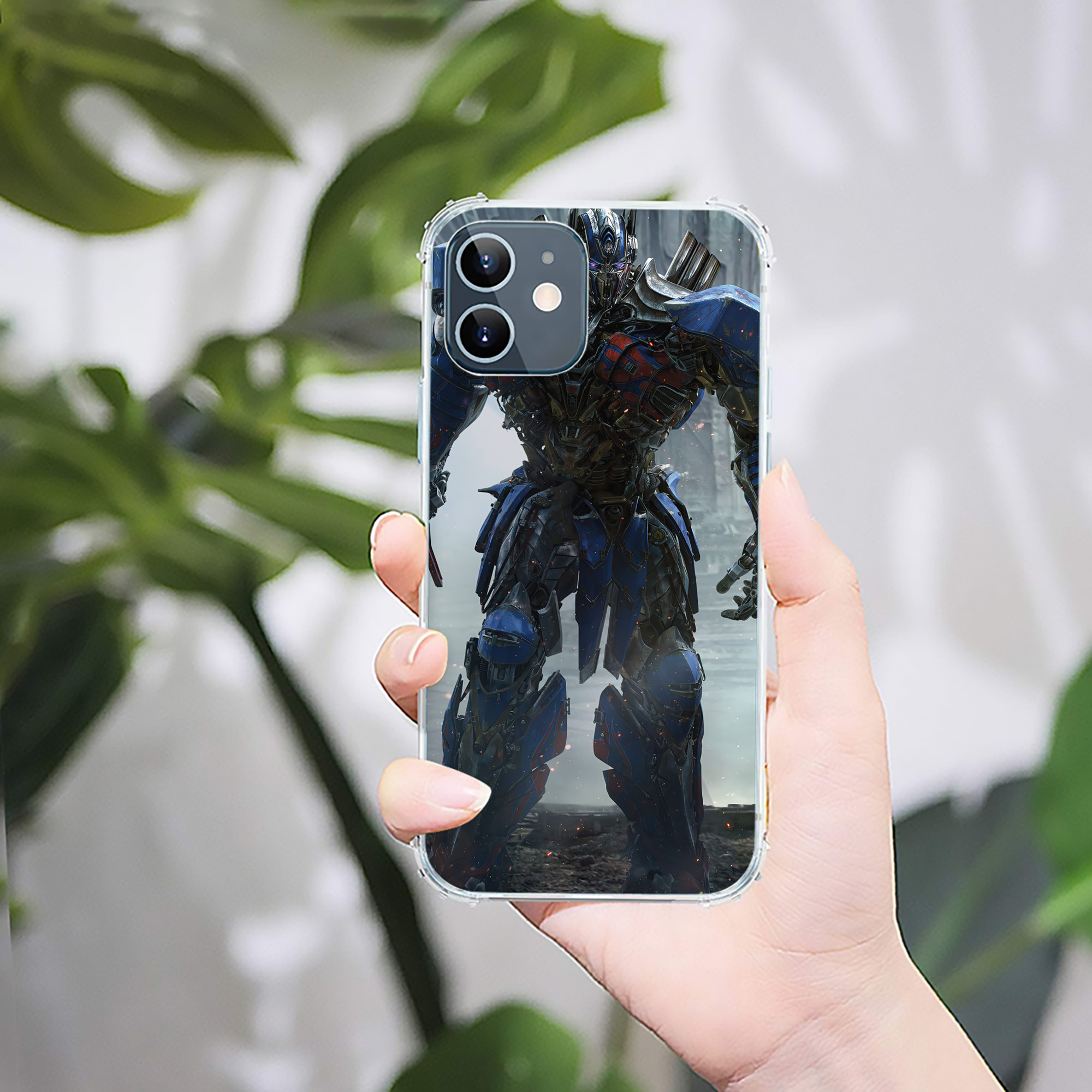 （画像用） Transformers トランスフォーマー 【iPhone 12シリーズ対応】透明スマホケース（クリアソフトケース）